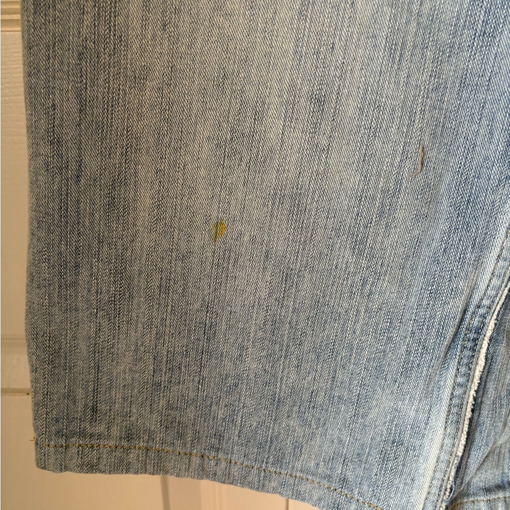 Balenciaga | Cut up double baggy jean. Made in Italy. Distressed. Size Small - Picture 15 of 17